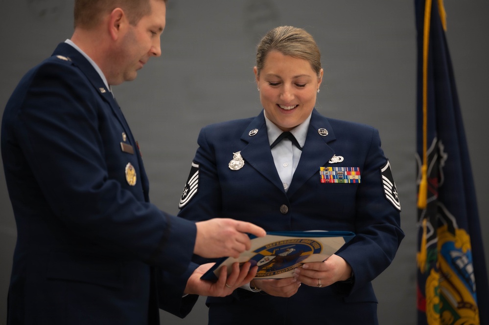 MSgt Tana Sanchez retires after 22 years of service