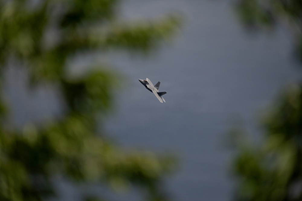 F-22 Raptor Aerial Demonstration Team performs at Pikes Peak Regional Airshow 2024