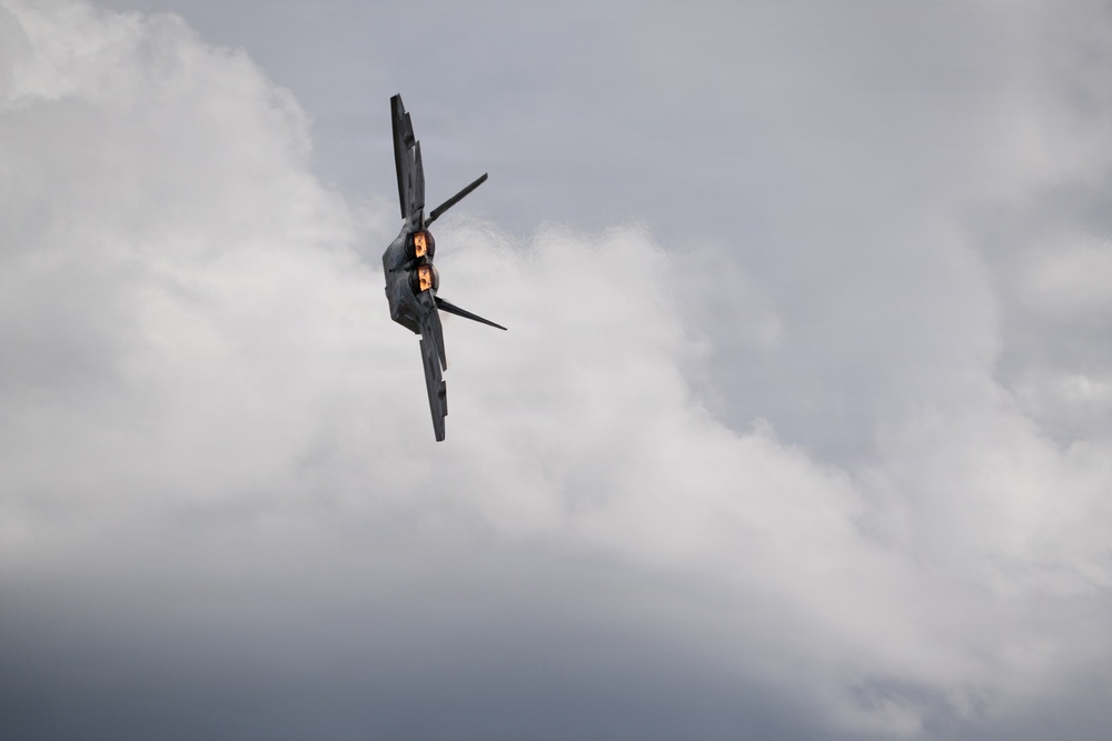 F-22 Raptor Aerial Demonstration Team performs at Pikes Peak Regional Airshow 2024