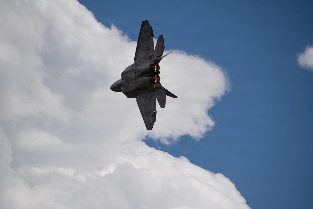 F-22 Raptor Aerial Demonstration Team performs at Pikes Peak Regional Airshow 2024