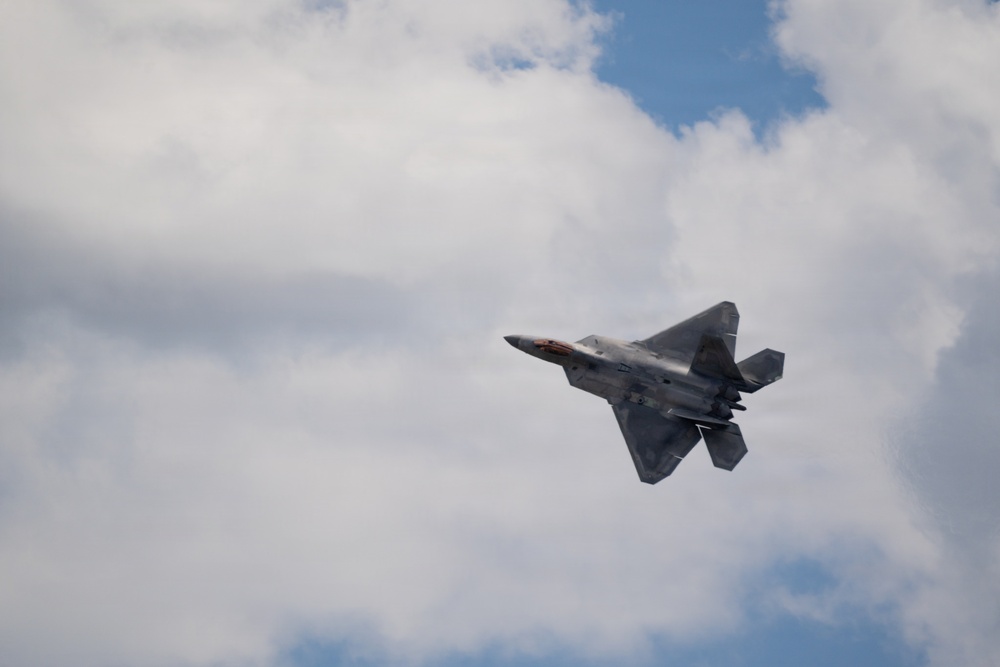 F-22 Raptor Aerial Demonstration Team performs at Pikes Peak Regional Airshow 2024