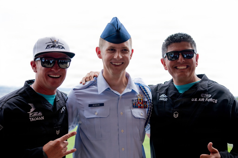 F-22 Raptor Aerial Demonstration Team performs at Pikes Peak Regional Airshow 2024