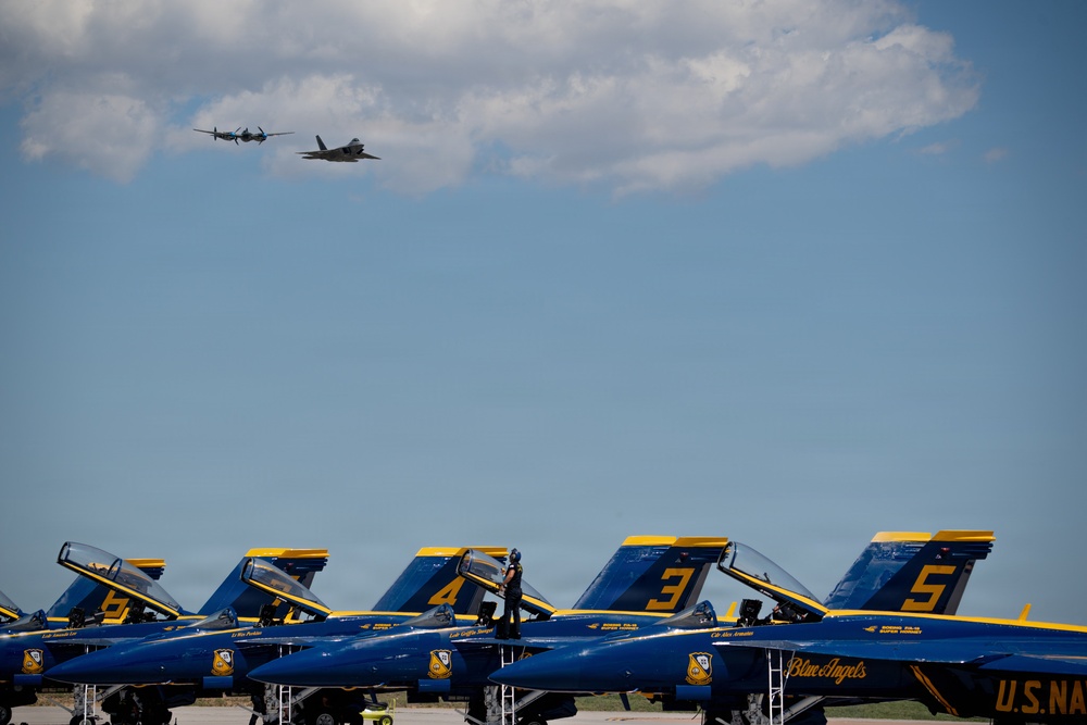 F-22 Raptor Aerial Demonstration Team performs at Pikes Peak Regional Airshow 2024