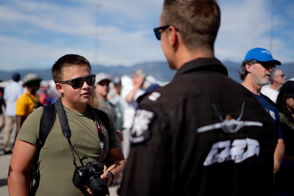 F-22 Raptor Aerial Demonstration Team performs at Pikes Peak Regional Airshow 2024