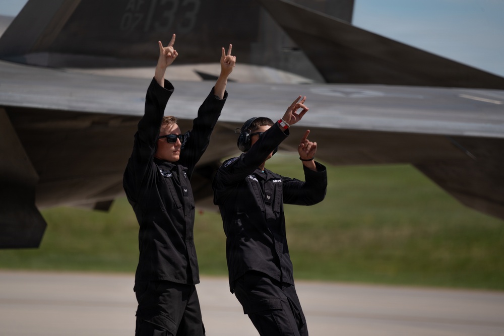 F-22 Raptor Aerial Demonstration Team performs at Pikes Peak Regional Airshow 2024
