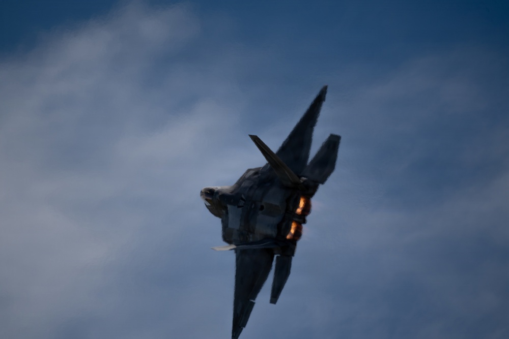 F-22 Raptor Aerial Demonstration Team performs at Pikes Peak Regional Airshow 2024