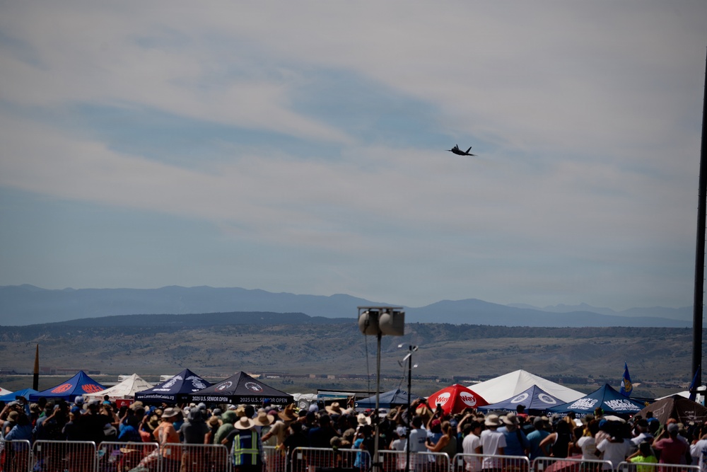 F-22 Raptor Aerial Demonstration Team performs at Pikes Peak Regional Airshow 2024