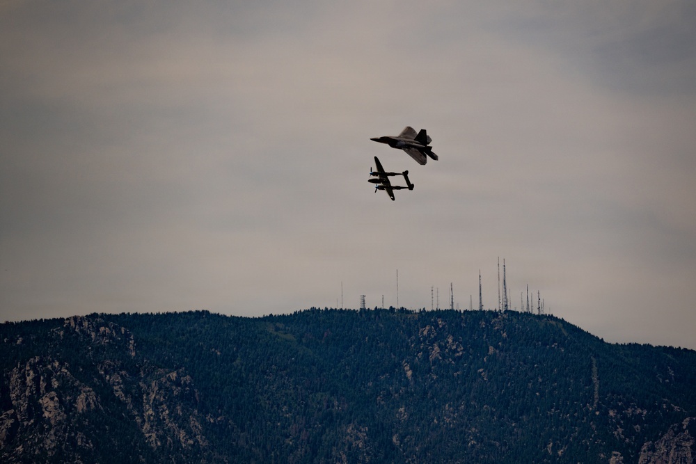 F-22 Raptor Aerial Demonstration Team performs at Pikes Peak Regional Airshow 2024