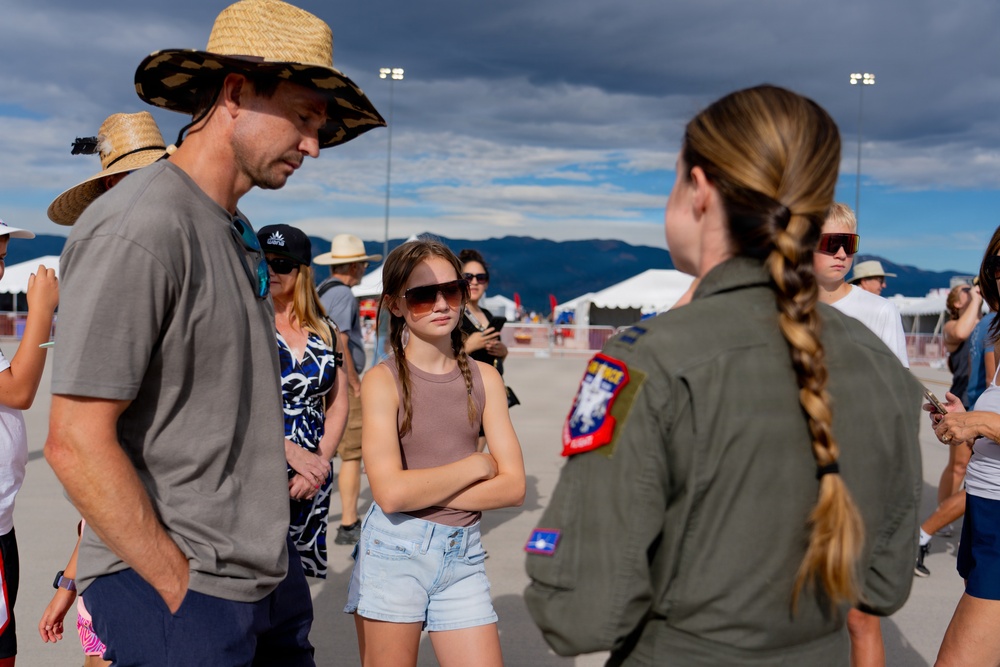 F-22 Raptor Aerial Demonstration Team performs at Pikes Peak Regional Airshow 2024