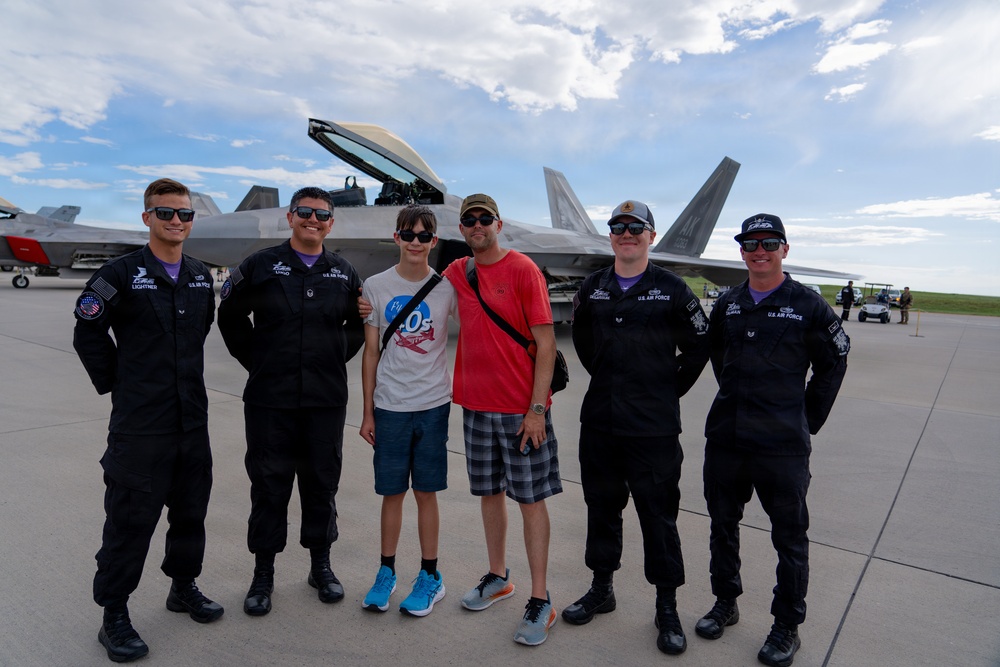 F-22 Raptor Aerial Demonstration Team performs at Pikes Peak Regional Airshow 2024