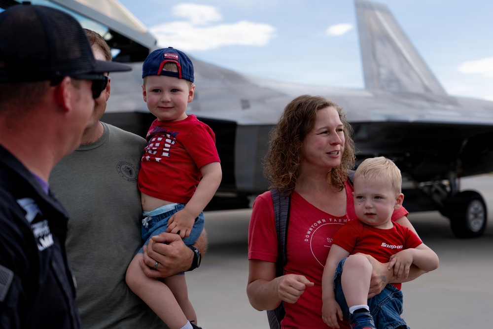 F-22 Raptor Aerial Demonstration Team performs at Pikes Peak Regional Airshow 2024