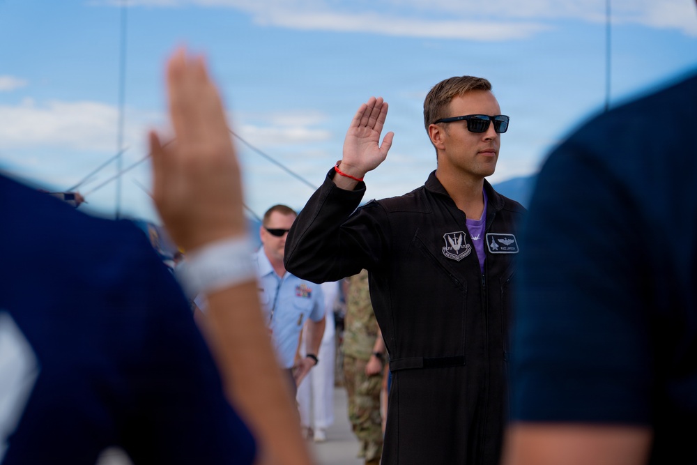 F-22 Raptor Aerial Demonstration Team performs at Pikes Peak Regional Airshow 2024