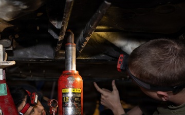 2nd Marine Logistics Group Maintains High Mobility Multipurpose Wheeled Vehicles