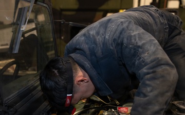 2nd Marine Logistics Group Maintains High Mobility Multipurpose Wheeled Vehicles