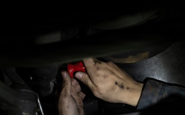 2nd Marine Logistics Group Maintains High Mobility Multipurpose Wheeled Vehicles