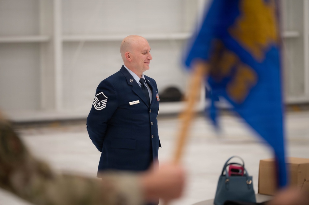 Master Sgt.  Tana Sanchez retires after 22 years of service