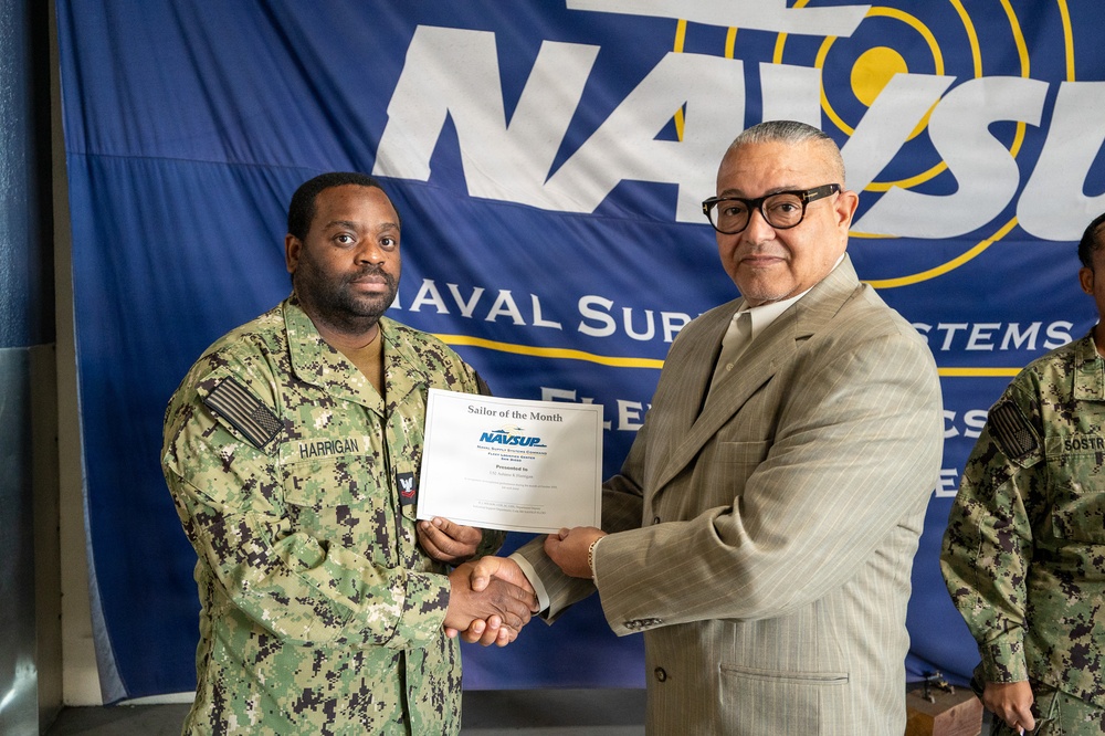 NAVSUP FLC San Diego Code 500 Recognizes Sailors