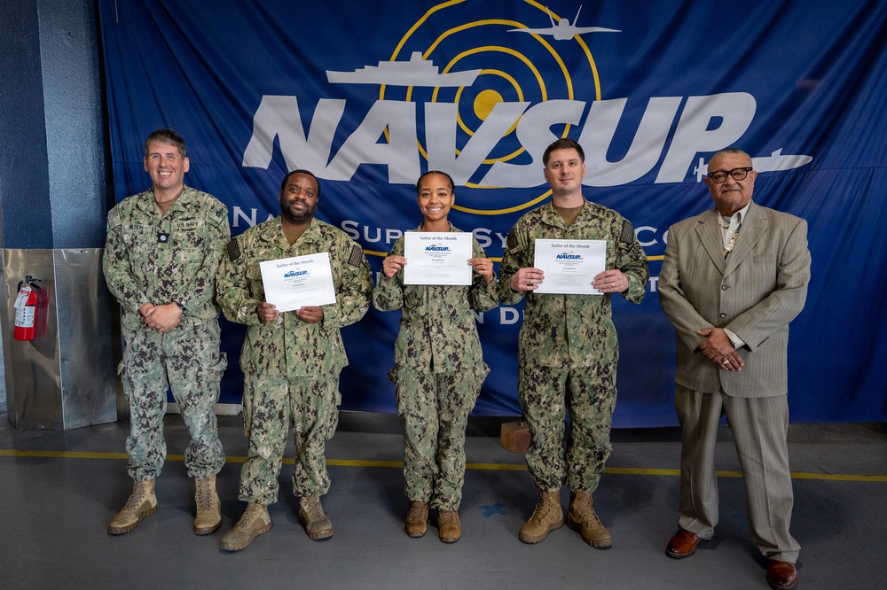 NAVSUP FLC San Diego Code 500 Recognizes Sailors