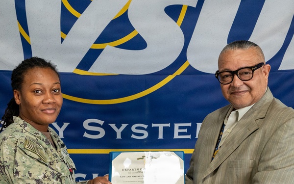 NAVSUP FLC San Diego Code 500 Recognizes Sailors