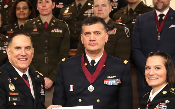 U.S. Army Order of Military Medical Merit (O2M3) presented to Host Nation and Allied Military Medical Partners