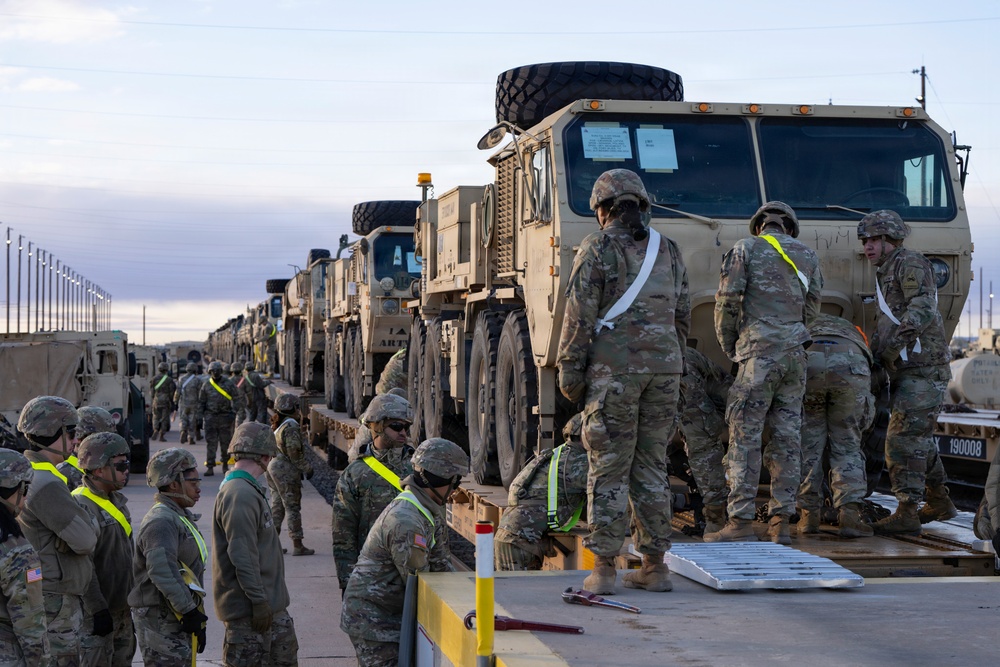 1AD CAB Equipment Returns from EUCOM