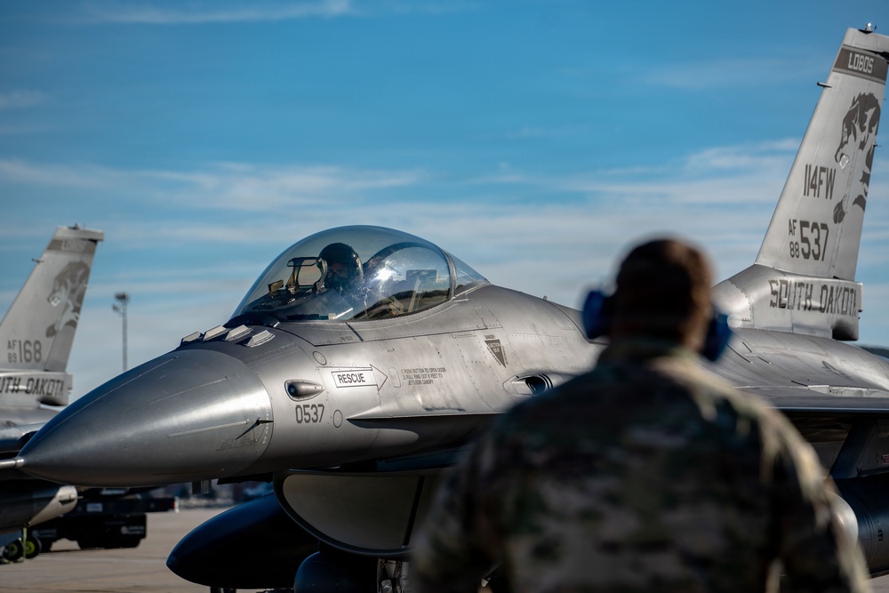 Eskam Closes Command Chapter at the 114th with Final Sortie