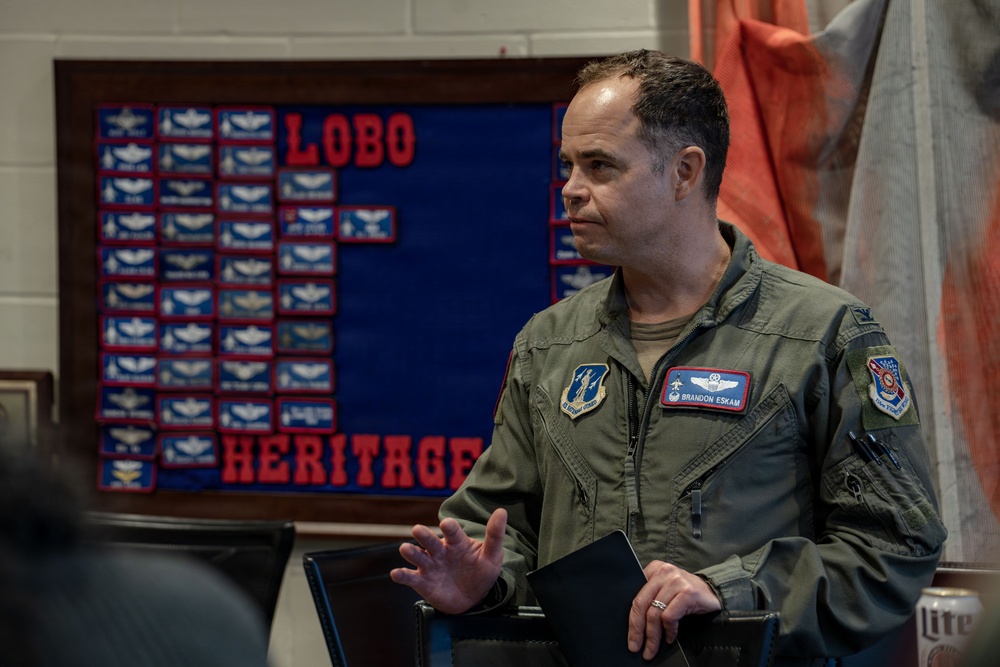 Eskam Closes Command Chapter at the 114th with Final Sortie