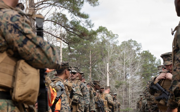 U.S. Marines with Truck Company, 23d Marine Regiment completes known distance range