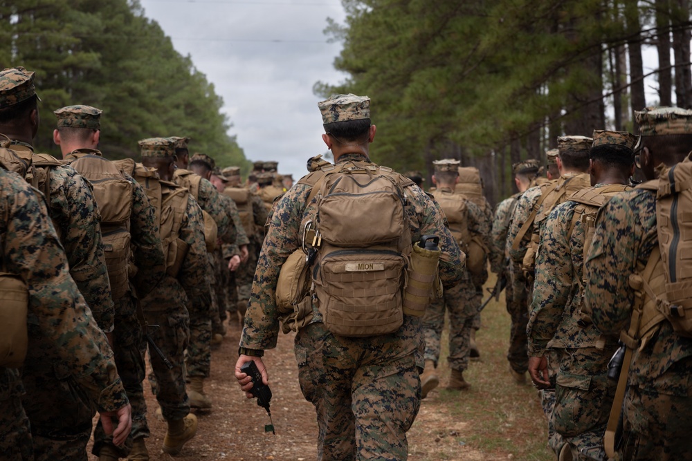 U.S. Marines with Truck Company, 23d Marine Regiment completes known distance range