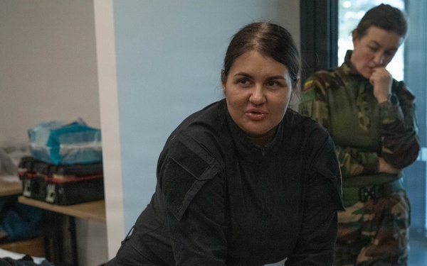 U.S. Army Soldiers Facilitate CLS Course with Lithuanian Riflemen’s Union during Unified Partners