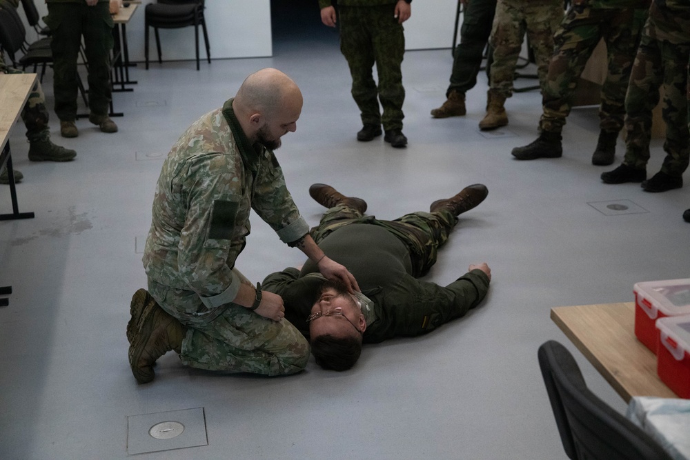 U.S. Army Soldiers Facilitate CLS Course with Lithuanian Riflemen’s Union during Unified Partners '26