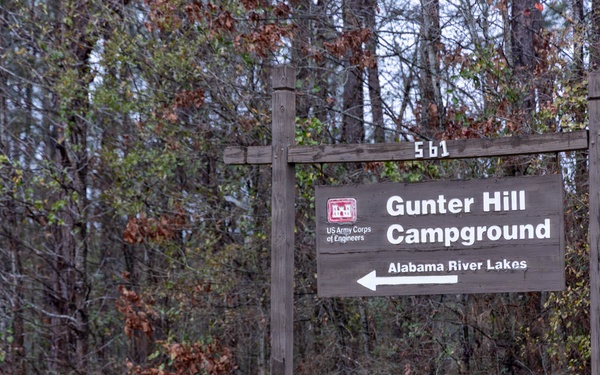 Gunter Hill Campground at Alabama River Lakes