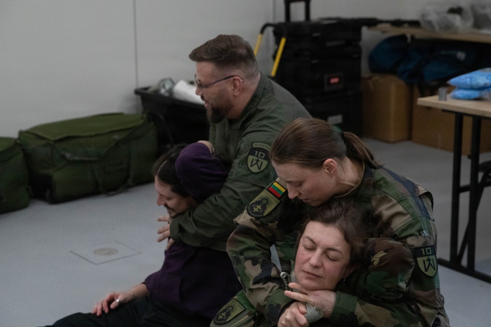 U.S. Army Soldiers Facilitate CLS Course with Lithuanian Riflemen’s Union during Unified Partners '26