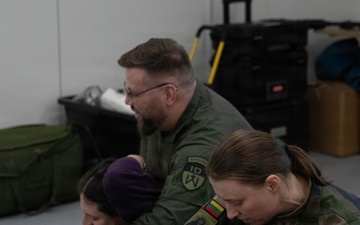 U.S. Army Soldiers Facilitate CLS Course with Lithuanian Riflemen’s Union during Unified Partners '26
