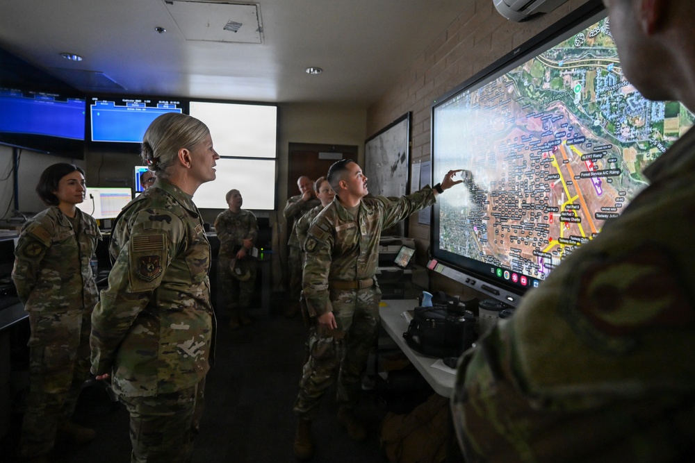 AFSC Leadership visits Hill Air Force Base