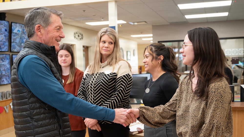 AFSC Leadership visits Hill Air Force Base