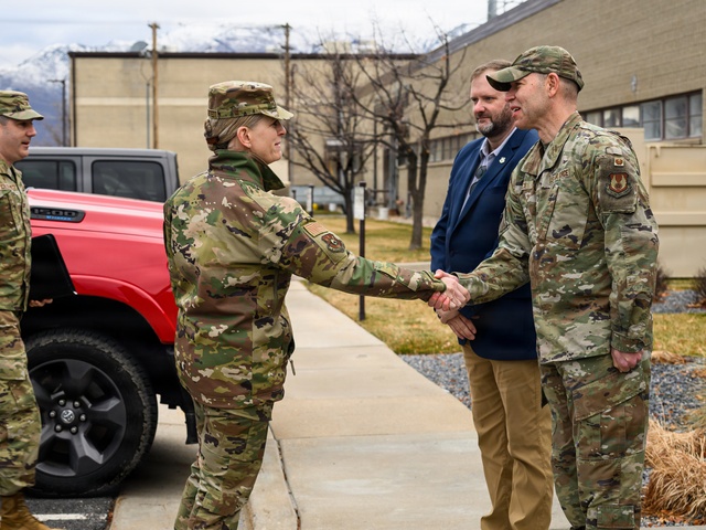 AFSC leadership visits Hill AFB