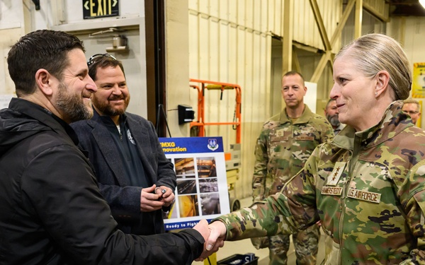 AFSC leadership visits Hill AFB