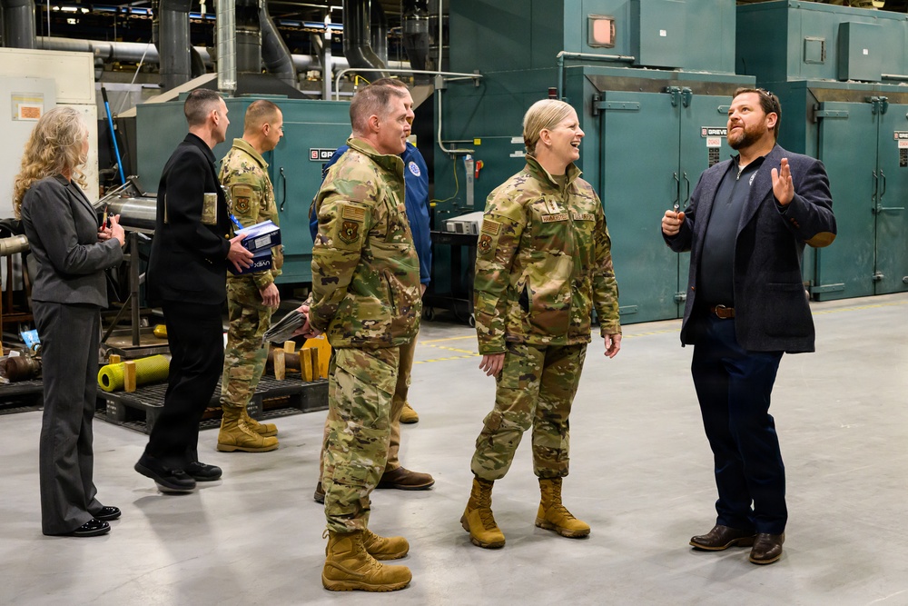 AFSC leadership visits Hill AFB