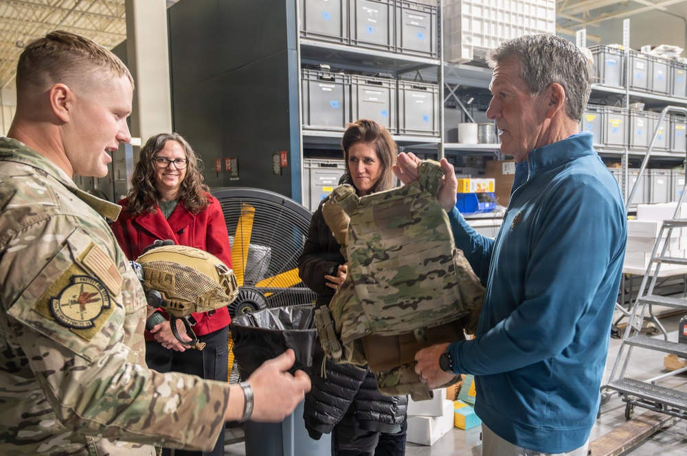 AFSC Leadership visits Hill Air Force Base