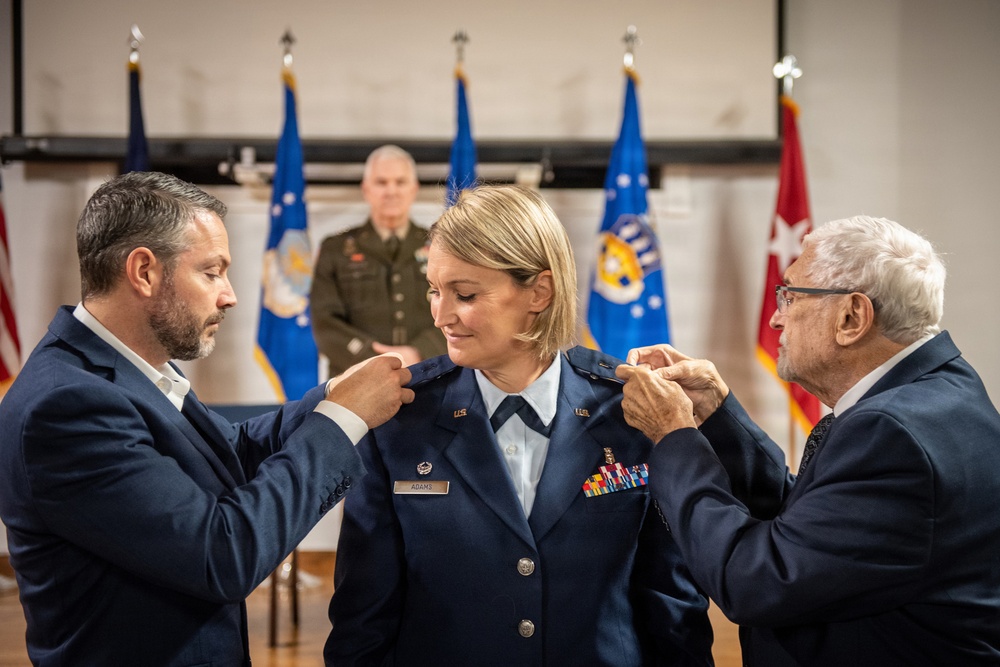 Adams promoted to colonel