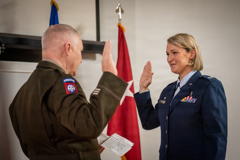 Adams promoted to colonel