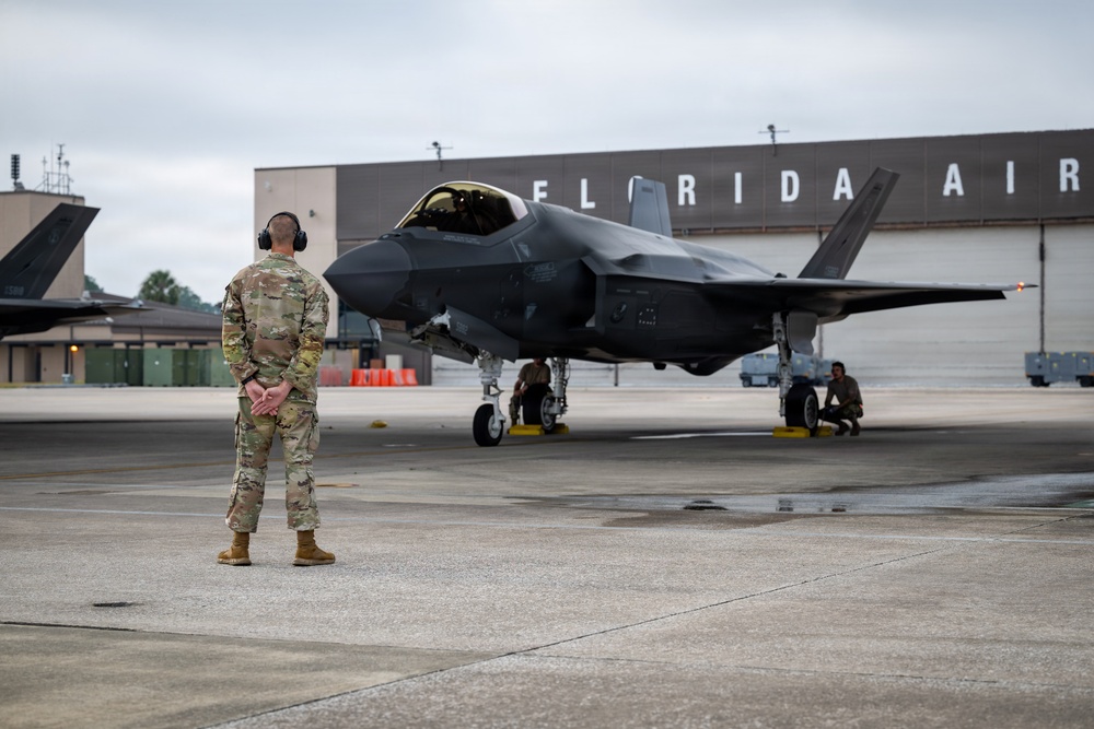 Florida Air National Guard Captain Honors Grandfather's Legacy with F-35A Flag Flight