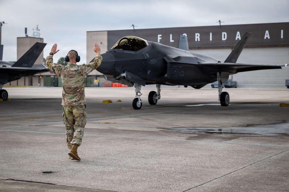 Florida Air National Guard Captain Honors Grandfather's Legacy with F-35A Flag Flight