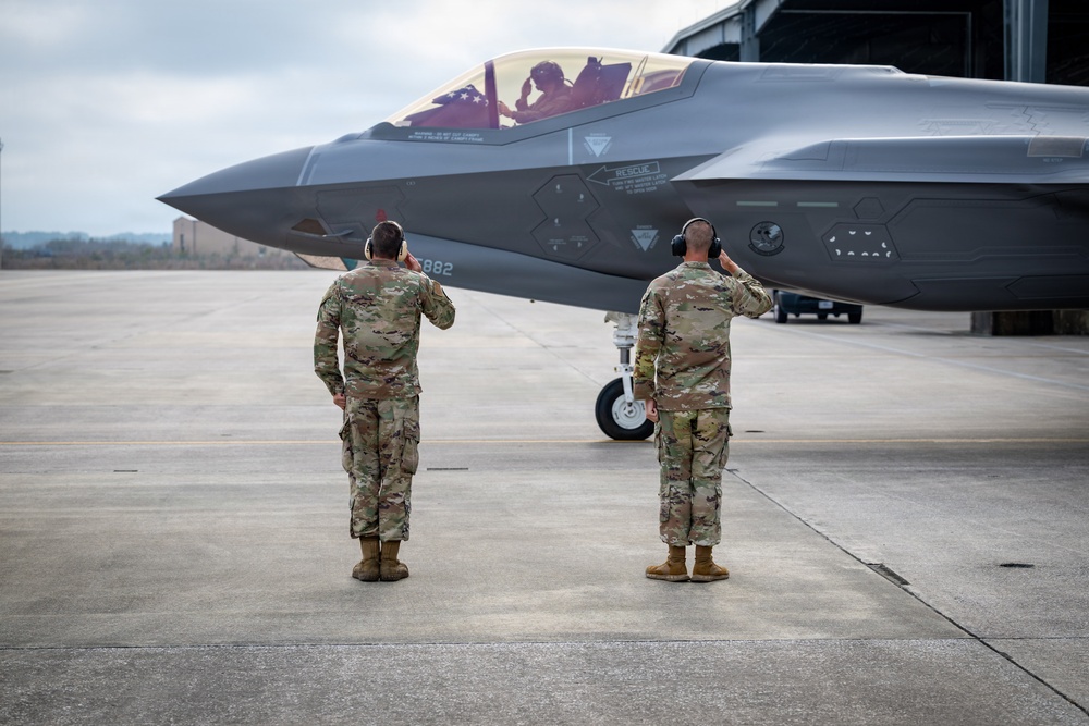 Florida Air National Guard Captain Honors Grandfather's Legacy with F-35A Flag Flight