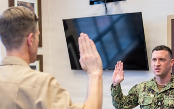 Navy Band Sailor Reenlists