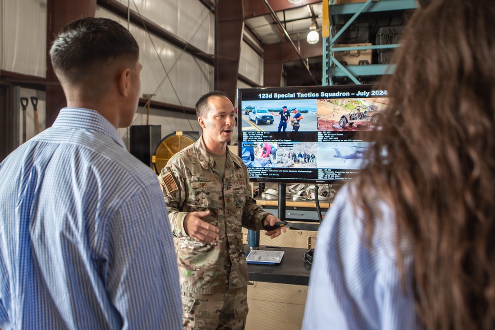 Congressional staffers visit Kentucky Air National Guard Base