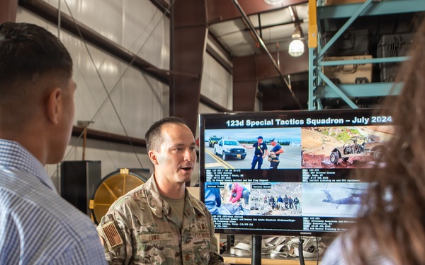 Congressional staffers visit Kentucky Air National Guard Base