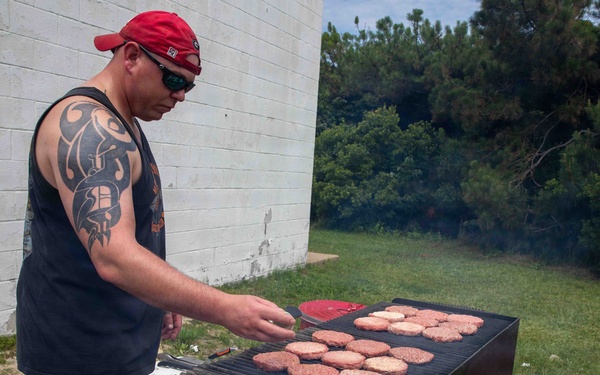 IKE and Carrier Air Wing Three Host a Beach Bash to Raise Morale and Facilitate Integration