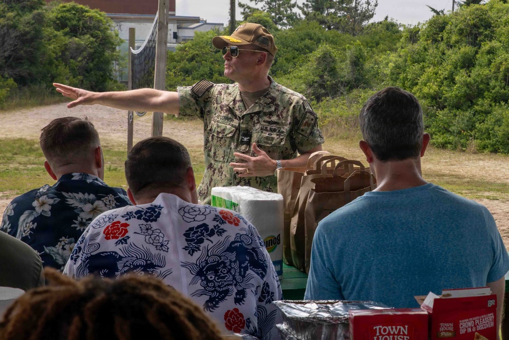 IKE and Carrier Air Wing Three Host a Beach Bash to Raise Morale and Facilitate Integration